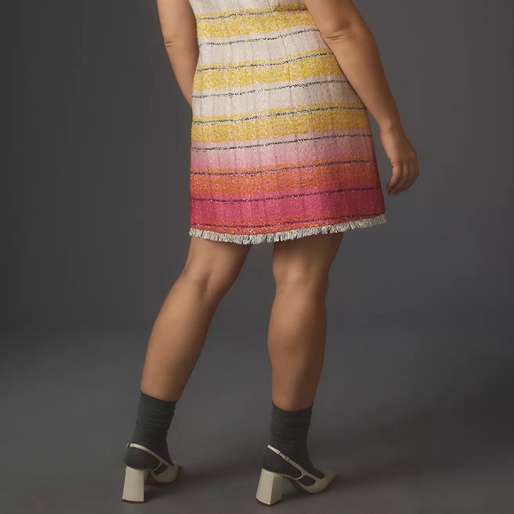 Anthropologie Maeve Sleeveless Tweed Mini Dress - Picture 12 of 15